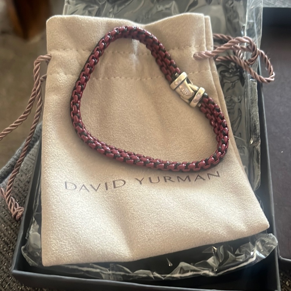 David Yurman Woven Box Chain Bracelet